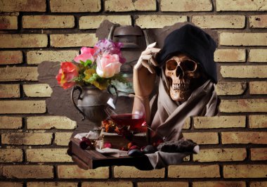 Vintage tuğla duvar