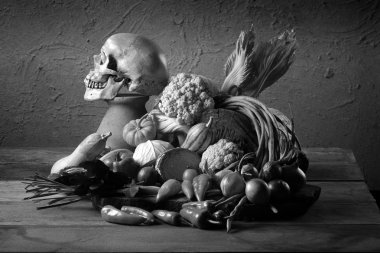 karışık sebze kafatası