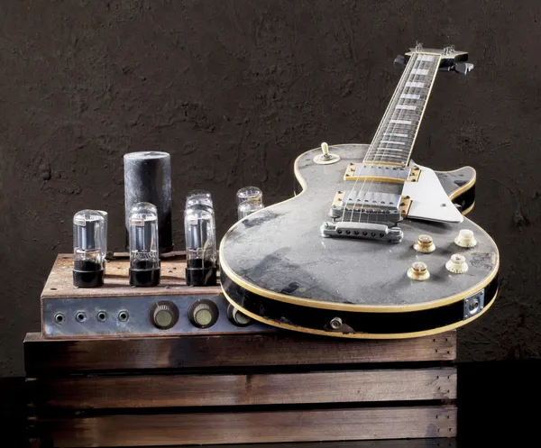 Amplificador de válvula de guitarra — Foto de Stock