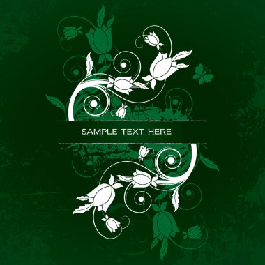 çiçek background. eps10.