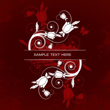 çiçek background. eps10.