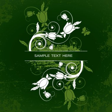 çiçek background. eps10.