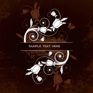 çiçek background. eps10.