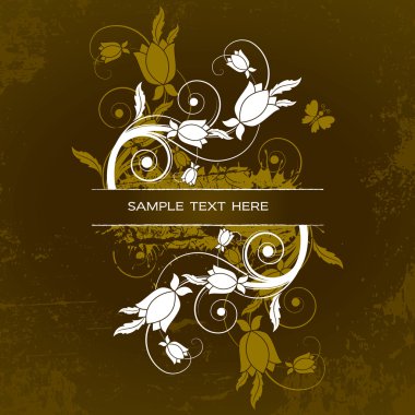 çiçek background. eps10.