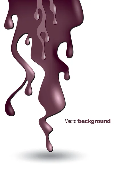 Design de conceito de tinta espalhada vetorial . — Vetor de Stock