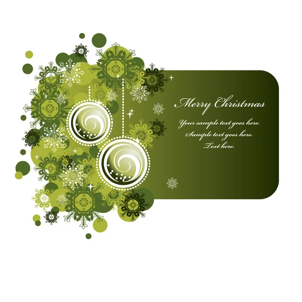 Kerst banner. — Stockvector