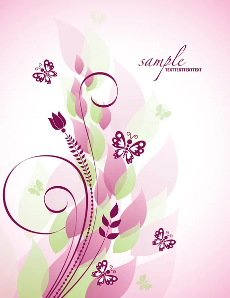 Fondo floral. Eps10 Ilustración . — Vector de stock