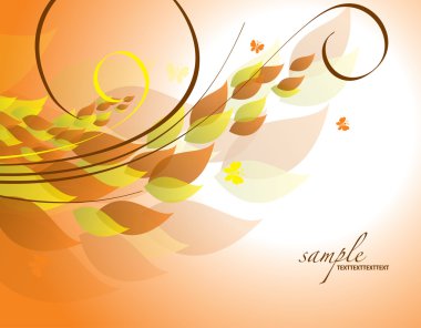 çiçek background. vektör çizim.