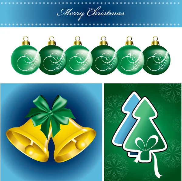 Kerstachtergrond. Vector Illustratie. EPS10. — Stockvector