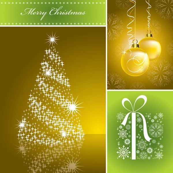 Kerstachtergrond. Vector Illustratie. EPS10. — Stockvector