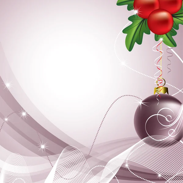 Weihnachtlicher Hintergrund. Vektorillustration. EPS10. — Stockvektor