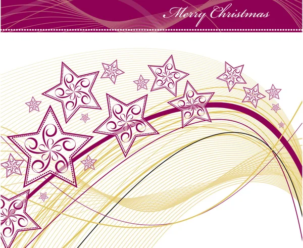 Kerstachtergrond. Vector Illustratie. EPS10. — Stockvector