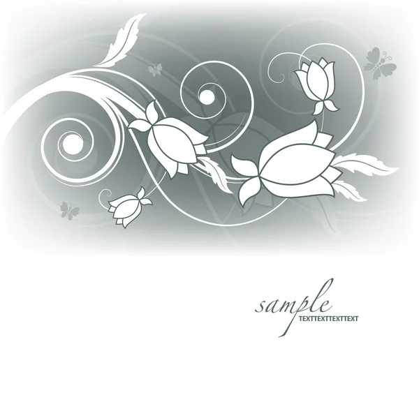 Floraler Hintergrund. Vektorillustration. eps10. — Stockvektor