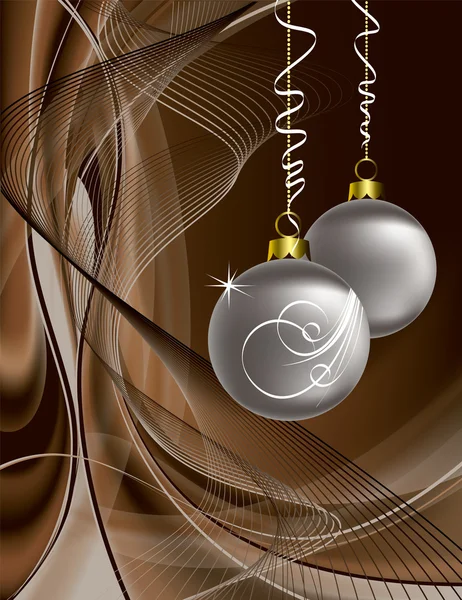 クリスマスの背景。ベクトルイラスト。EPS10. — ストックベクタ