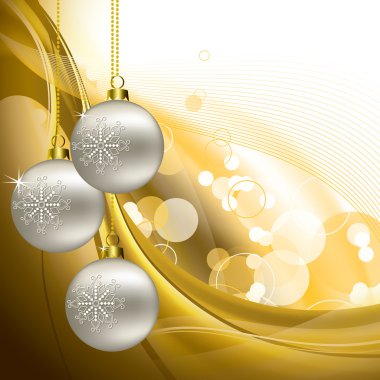 Noel arkaplanı. Vektör İllüstrasyonu. EPS10.