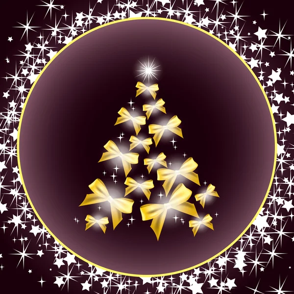 Christmas Tree. Vector Illustration. Eps10. — Stock Vector