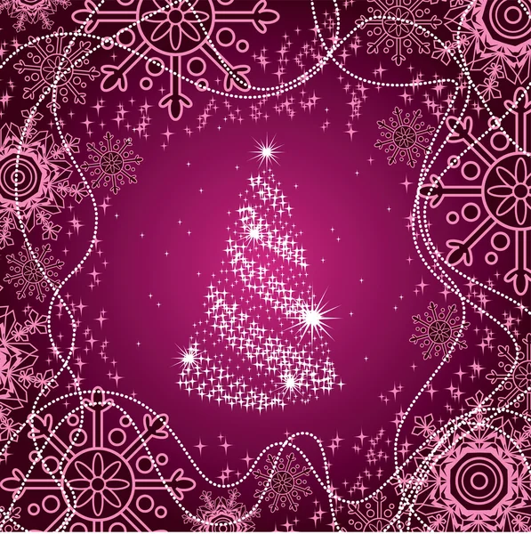 Kerstachtergrond. Vector Illustratie. EPS10. — Stockvector