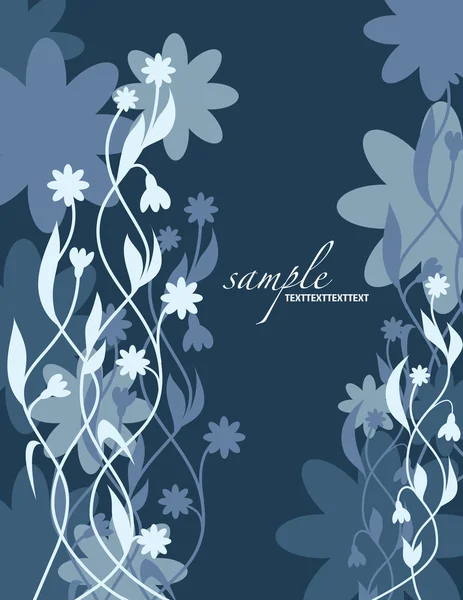Abstrakt floral bakgrund. vektor illustration. eps10. — Stock vektor