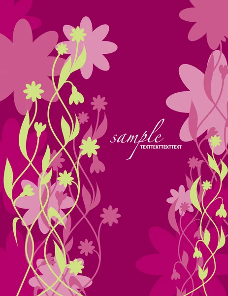 Abstract floral achtergrond. vectorillustratie. eps10. — Stockvector