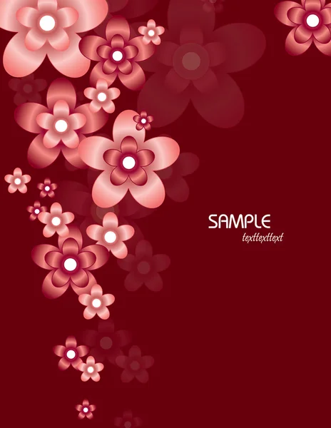 Abstract floral achtergrond. vectorillustratie. eps10. — Stockvector