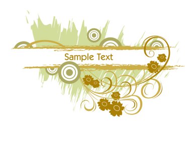 çiçek background. eps10.