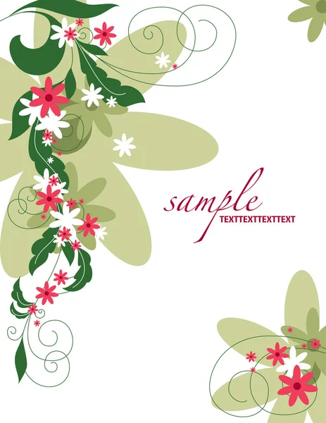 Floral Background. Eps10. — Stock Vector