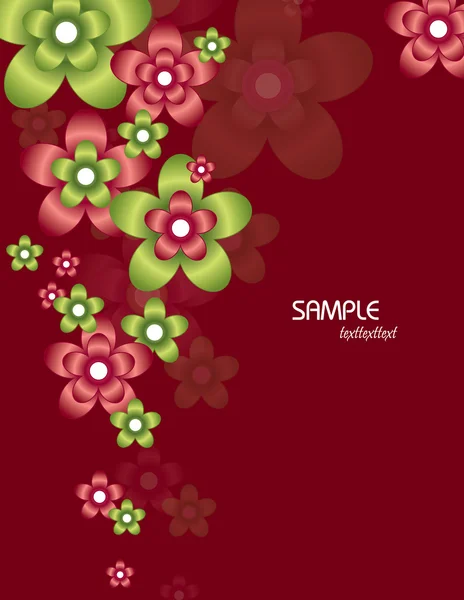 Résumé Floral Background. Eps10 . — Image vectorielle