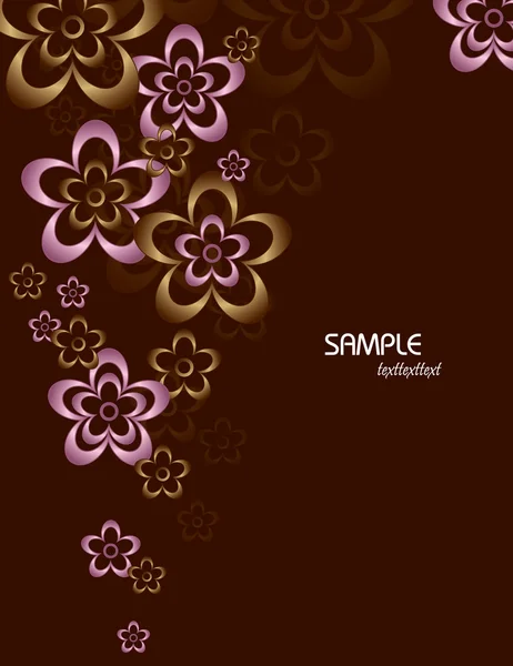 Résumé Floral Background. Eps10 . — Image vectorielle