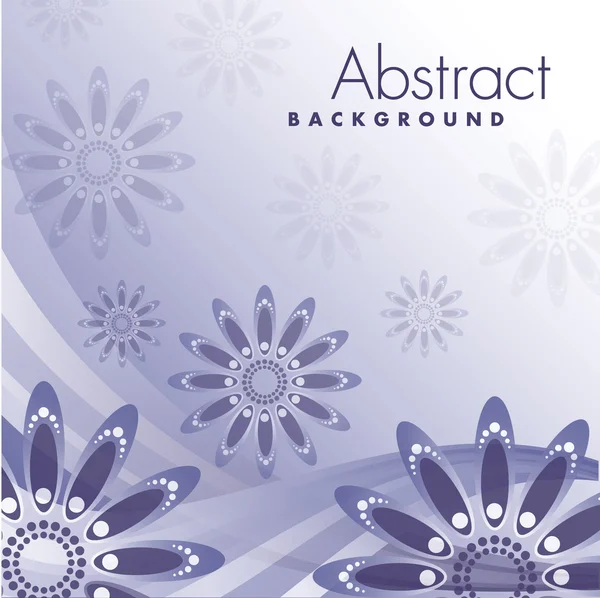 Fondo vectorial abstracto con flores Eps10 . — Vector de stock