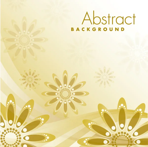 Abstract Vector Background With Flowers Eps10. — Stock Vector