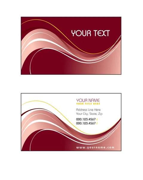 Business Card Templates. Vector Illustration. Eps10. — Stock Vector