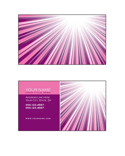 Business Card Templates. Vector Illustration. Eps10. — Stock Vector