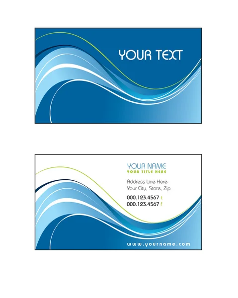 Business Card Templates. Vector Illustration. Eps10. — Stock Vector