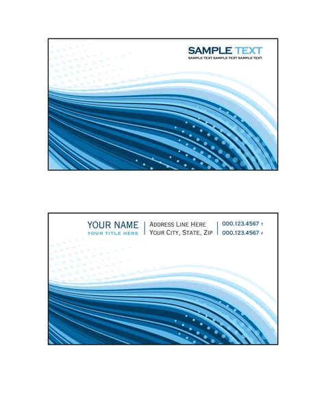 Modelo de cartão de visita. Ilustração abstrata. Eps10 . —  Vetores de Stock