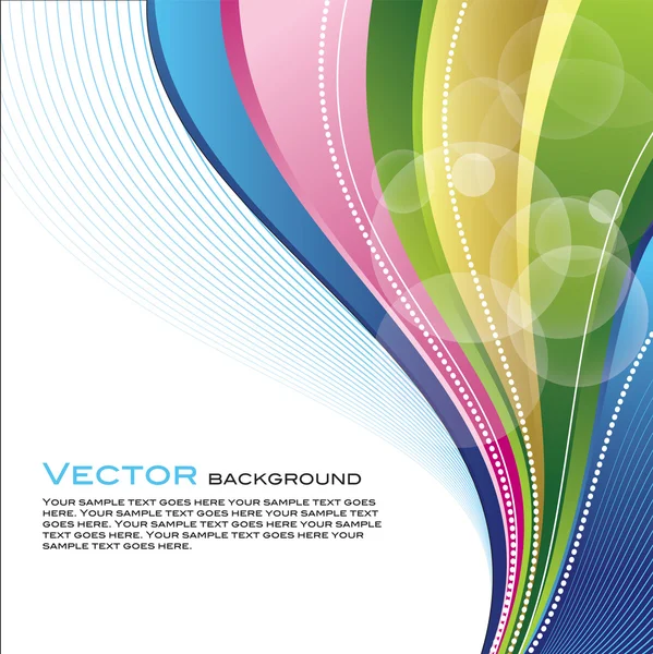 Färgglada vector bakgrund. abstrakt illustration. eps10. — Stock vektor