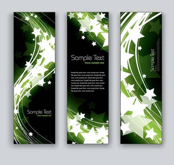 Vector Banners. Contexto abstrato . — Vetor de Stock