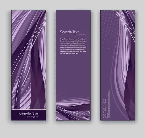 Abstrakt banners. vektor bakgrunder. eps10 format. — Stock vektor