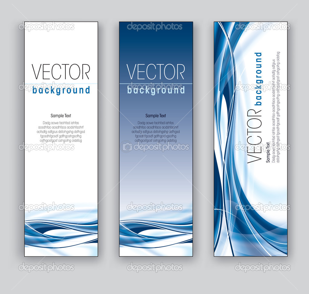 Vector Banners Abstract Backgrounds