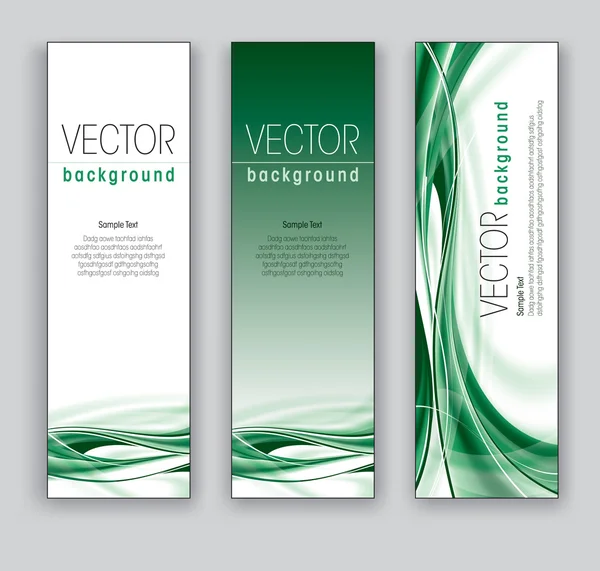 Vector Banners. Fondos abstractos. Eps10 . — Archivo Imágenes Vectoriales