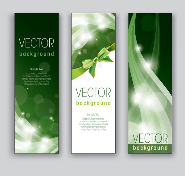 Vector Banners. Abstract Backgrounds. Eps10.