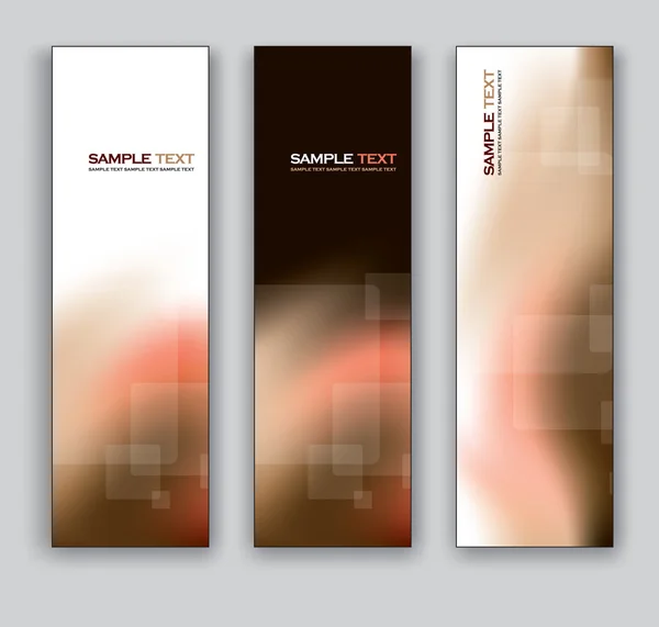 Vector Banners. Contexto abstrato. Eps10 . — Vetor de Stock