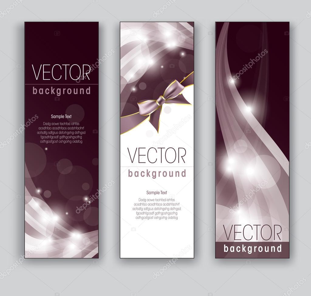 Vector Banners. Abstract Backgrounds. Eps10.