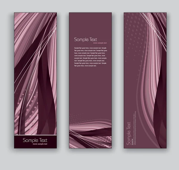 Abstracte banners. vector achtergronden. eps10. — Stockvector