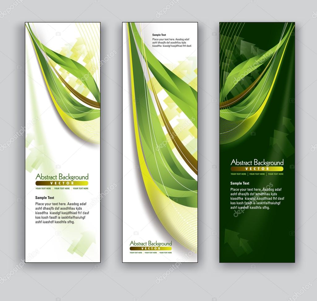 Abstract Banners. Vector Backgrounds. Eps10.