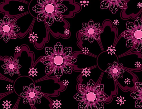 Texture florale. Contexte vectoriel . — Image vectorielle