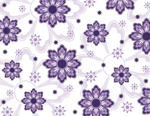 Floral Texture. Vector Background. — Stock Vector