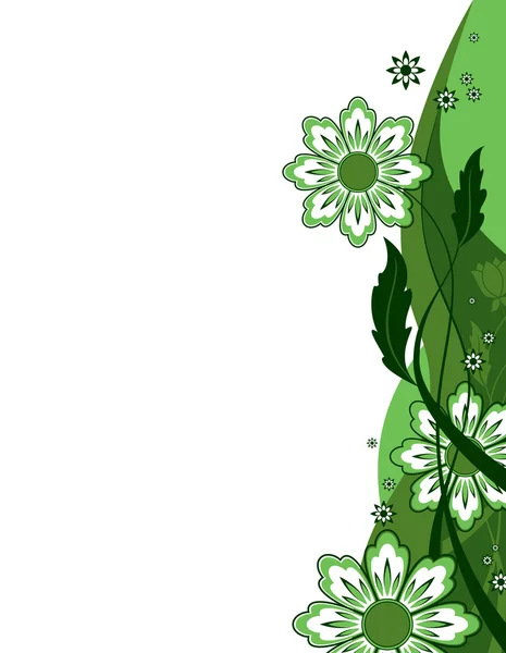 Floral achtergrond. vectorillustratie. — Stockvector