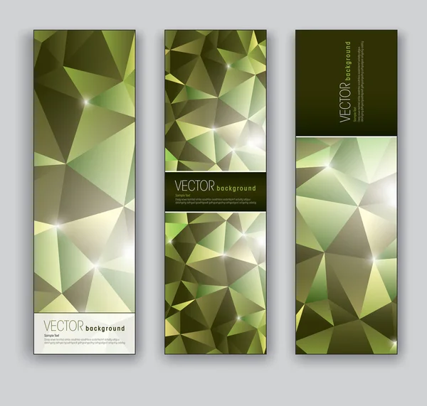 Vector Banners. Fondos abstractos . — Vector de stock