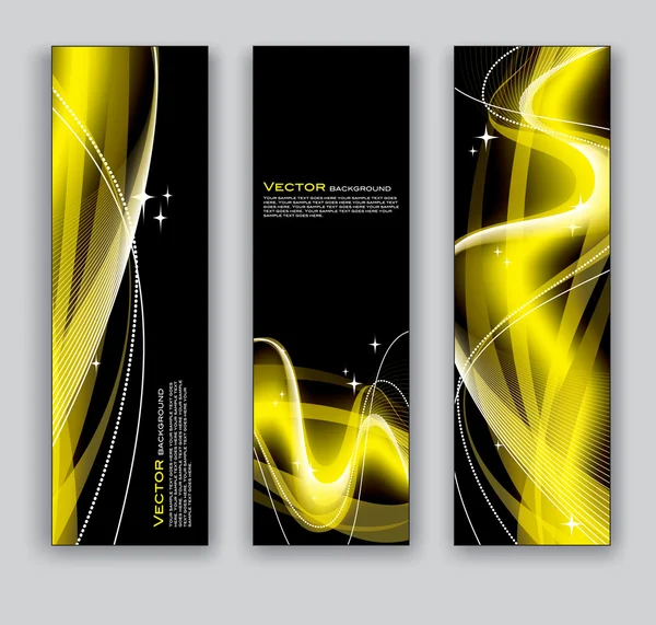 Vector Banners. Fondos abstractos . — Vector de stock