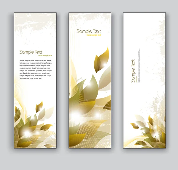 Vector Banners. Fondos abstractos . — Vector de stock